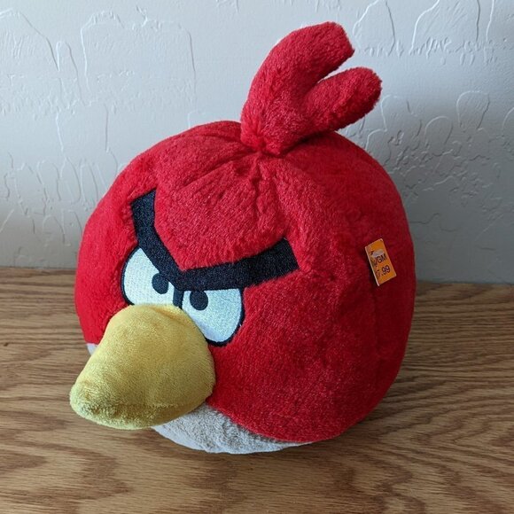 Red Angry Bird Plush - 7 in. - Picture 2 of 2